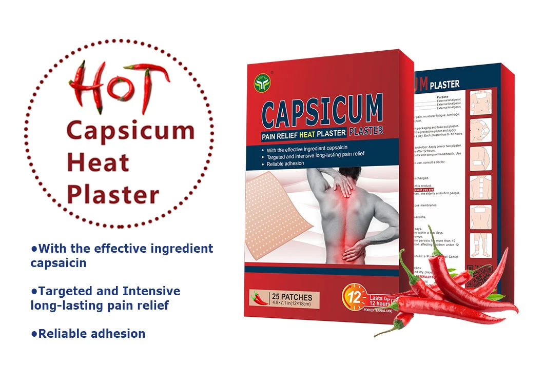 China Medical Porous Large Hot Pain Relief Capsicum Tiger Heat Rheumatism Plaster for Pain