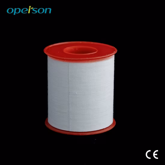 Tecido de algodão perfurado personalizado cirúrgico médico gesso perfurado adesivo de óxido de zinco com marcação CE e ISO aprovado