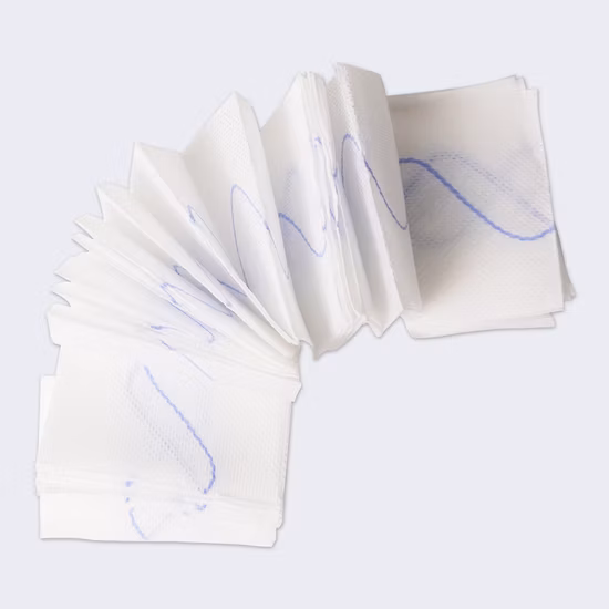 Curativo hemostático de gaze de caulim