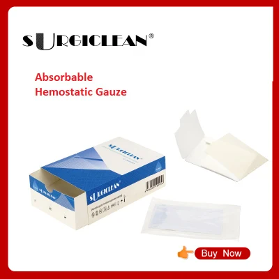 Surgiclean oxidada regenerada celulose absorvível gaze hemostática fabricantes da China